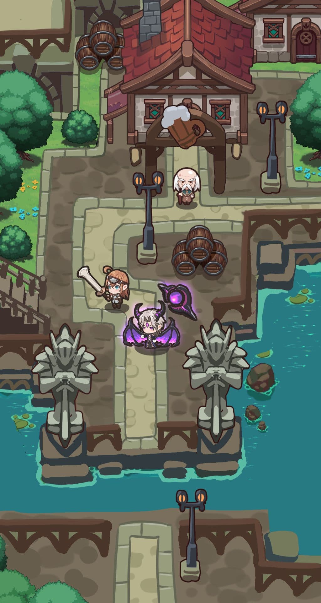 Game development workspace with multiple monitors showing code and game assets